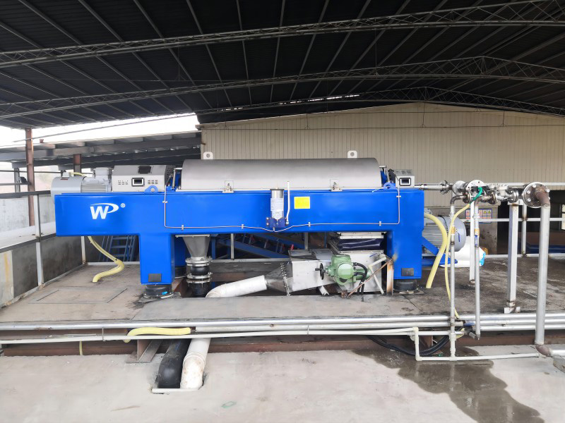 Food waste oil recovery decanter centrifuge case