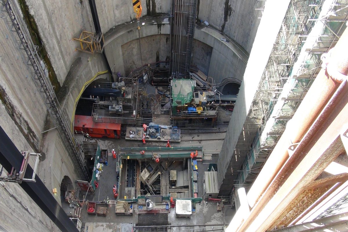 Shield tunneling slurry dewatering