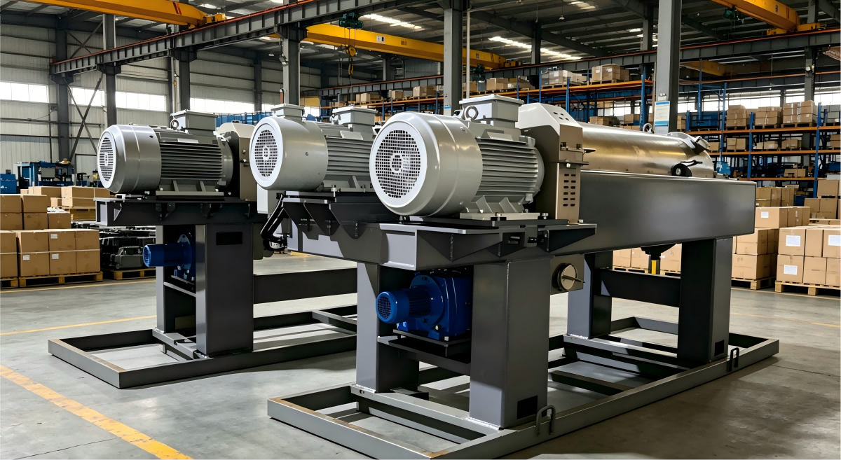 ZK LWS350 and LWS450 olive oil decanter centrifuges shipped to Italian customer